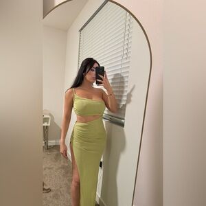 Oh polly green dress